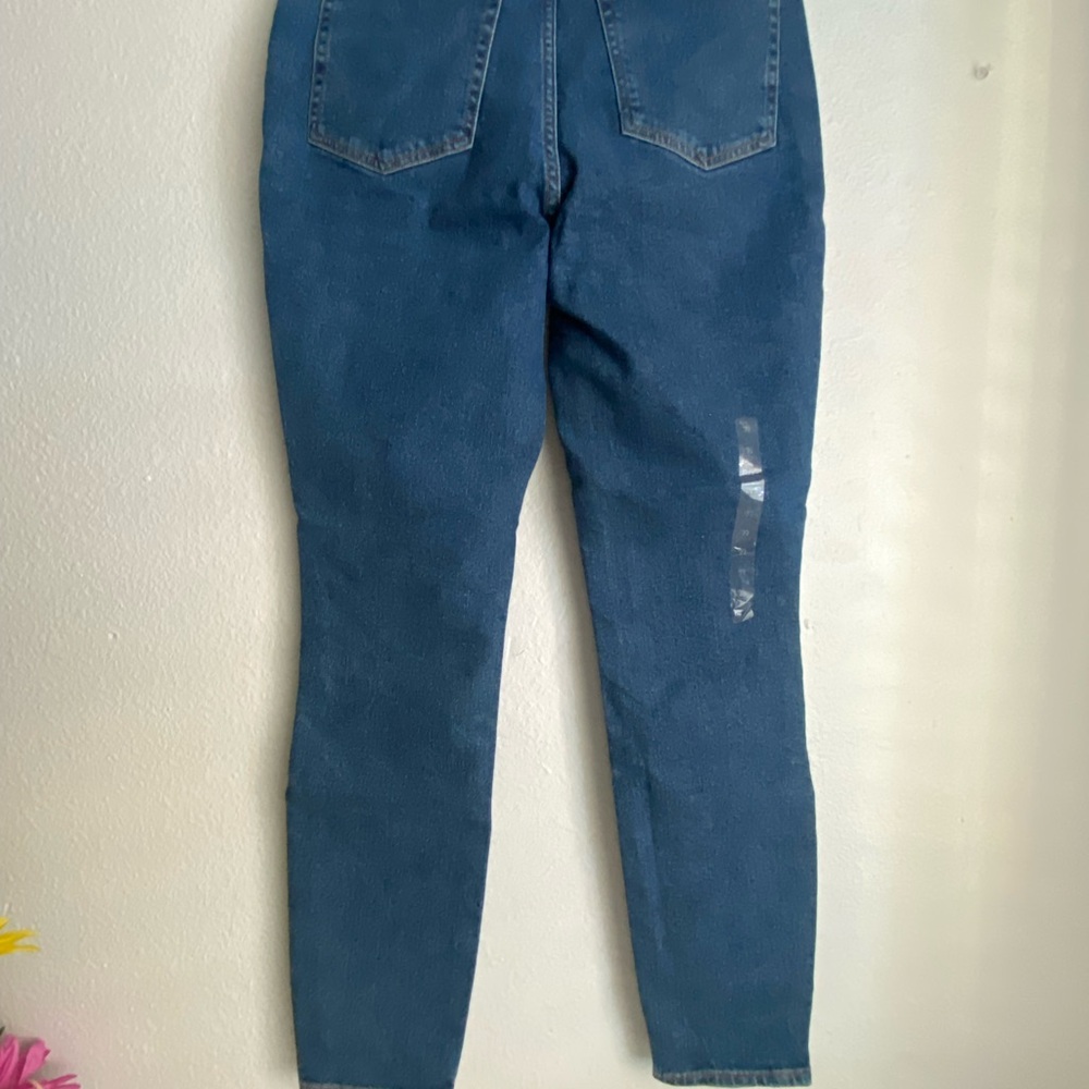 H&M Blue Straight Leg Women's Jeans - Picture 3 of 7